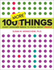 Boekomslag 100 More Things Every Designer Needs to Know about People